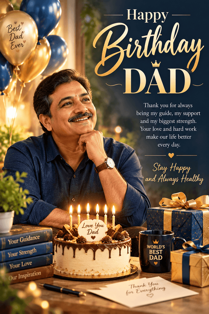 Birthday Poster for Father – AI Prompt Birthday Poster for Father – AI Prompt